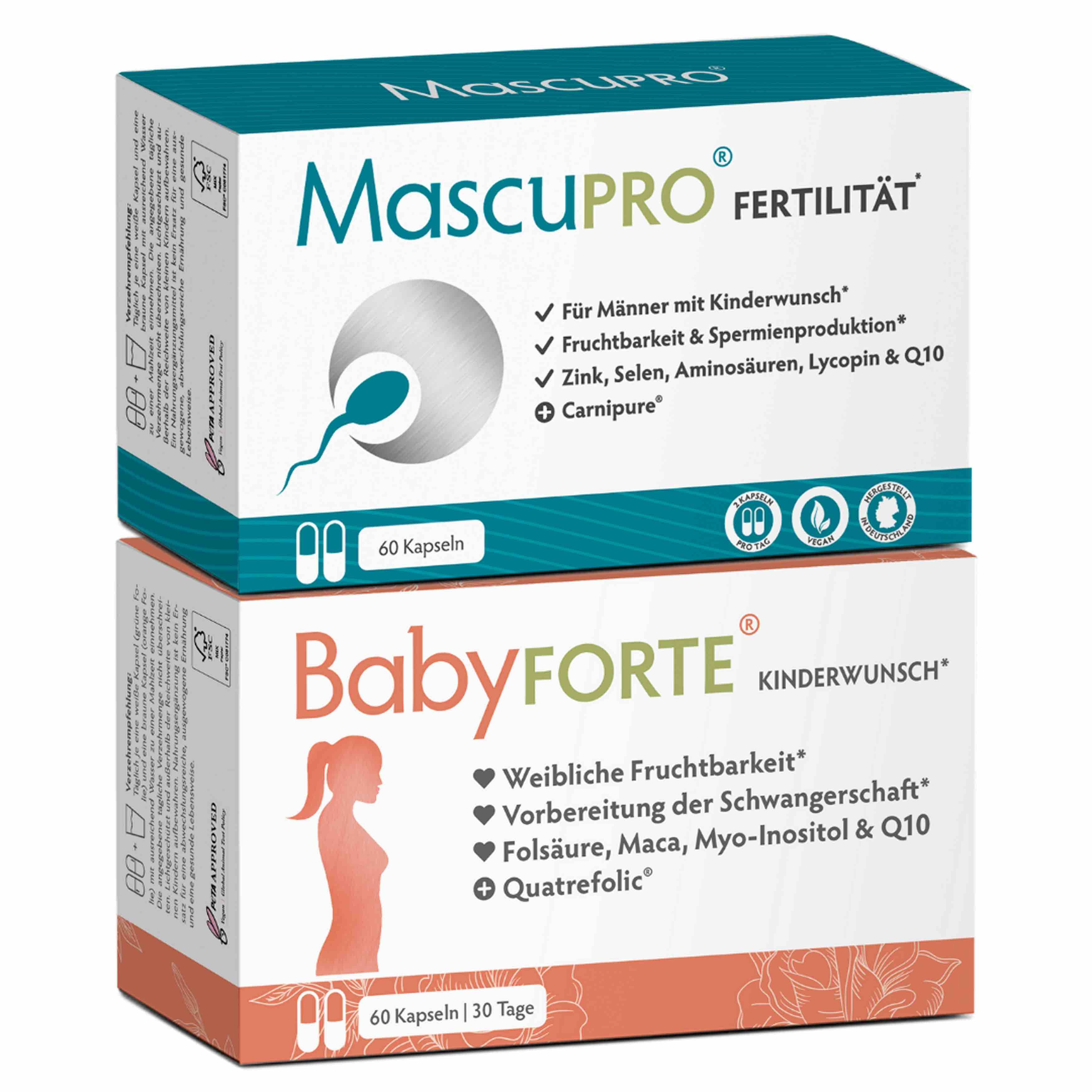 Kinderwunsch-Duo • für sie & ihn • je 60 Kapseln