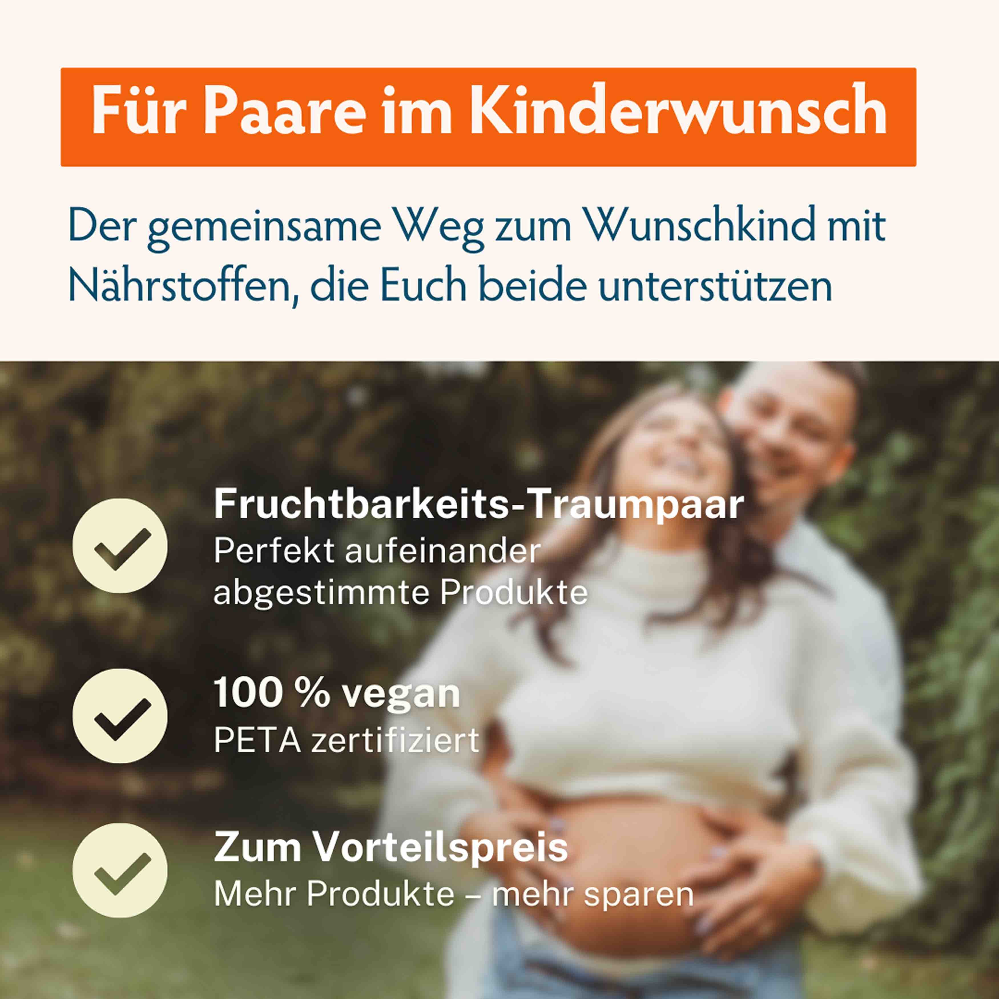 Kinderwunsch-Duo ohne Jod XL • für sie & ihn • je 180 Kapseln