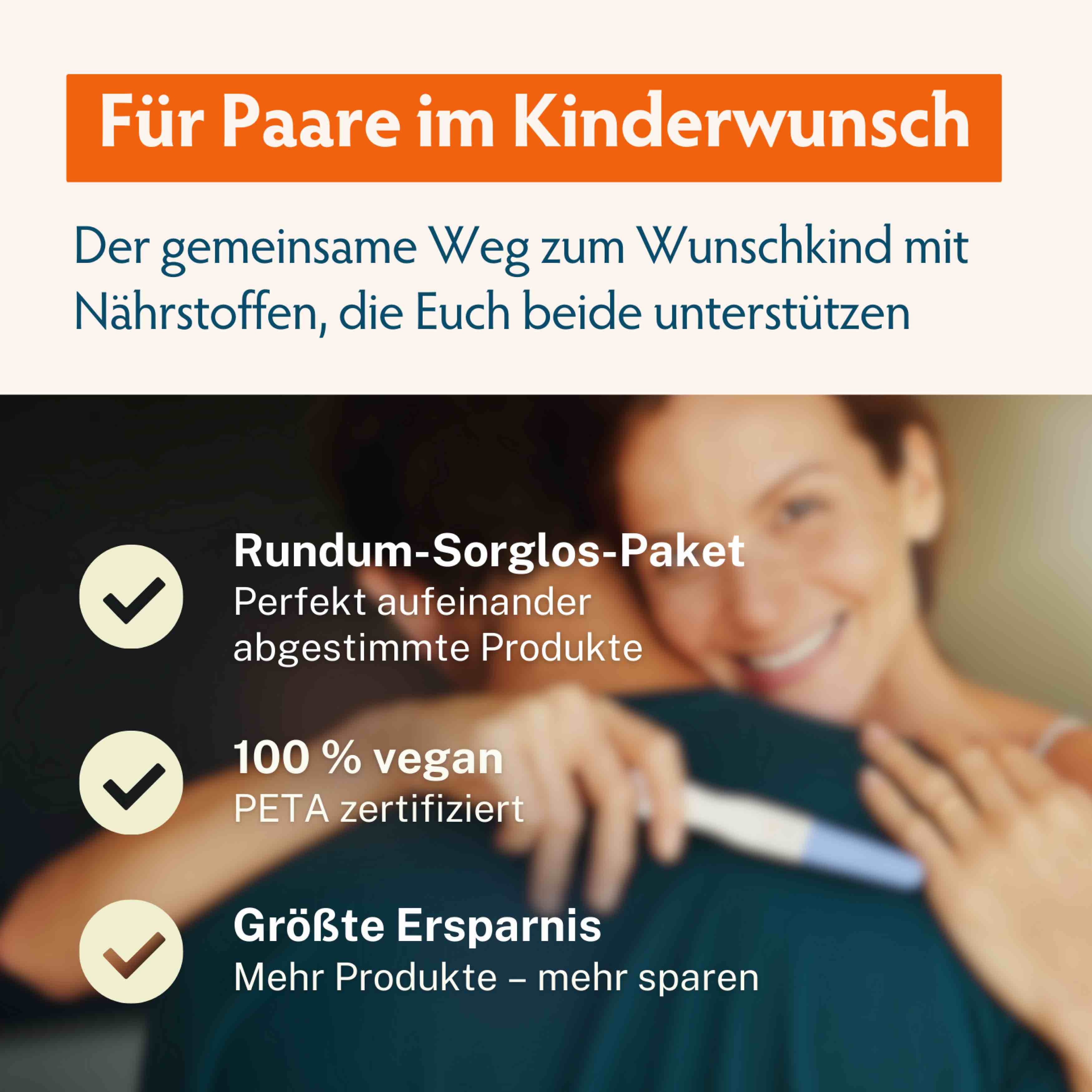 Kinderwunsch-Komplett-Paket ohne Jod • für sie & ihn • je 60 Kapseln