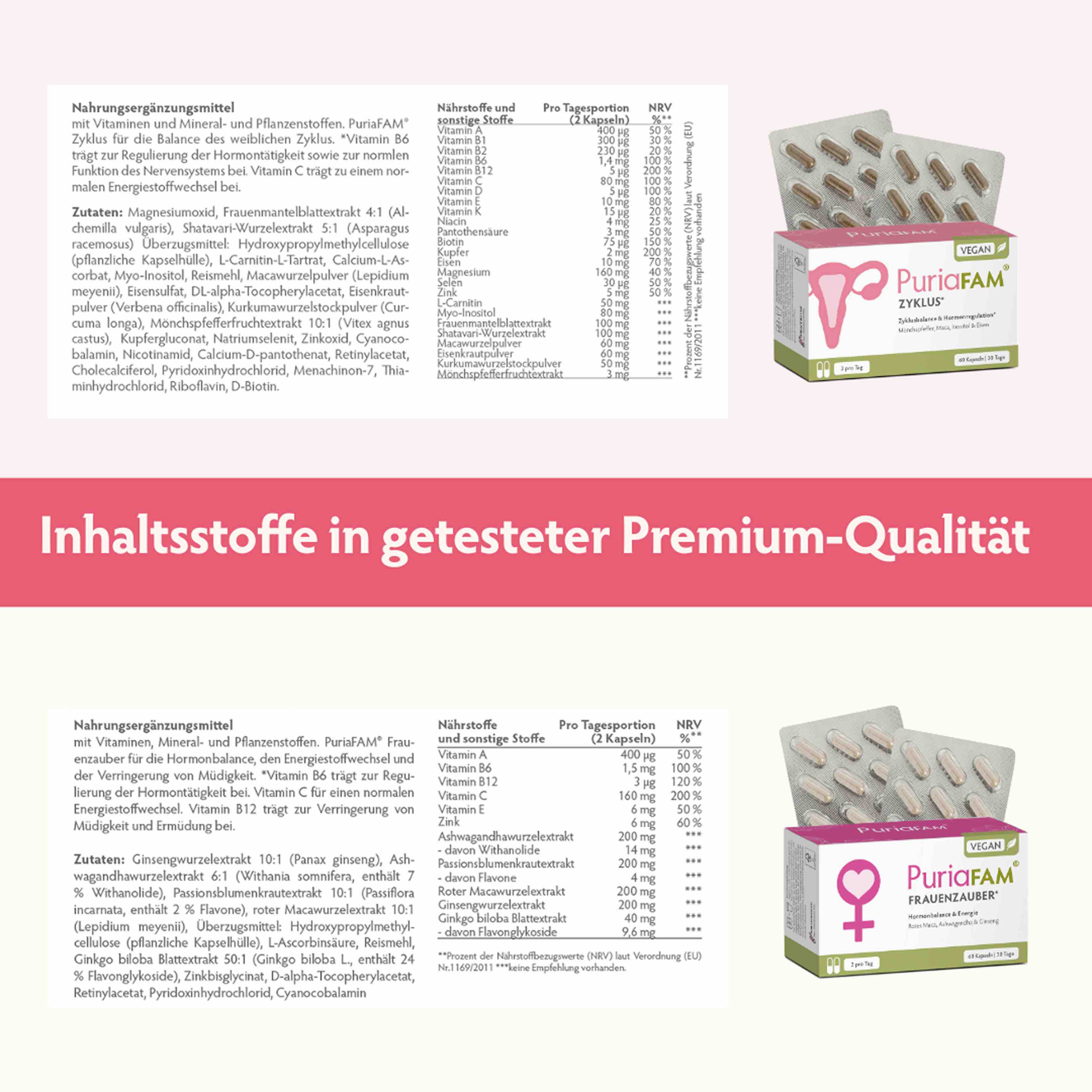 Kinderwunsch-Komplett-Paket ohne Jod • für sie & ihn • je 60 Kapseln