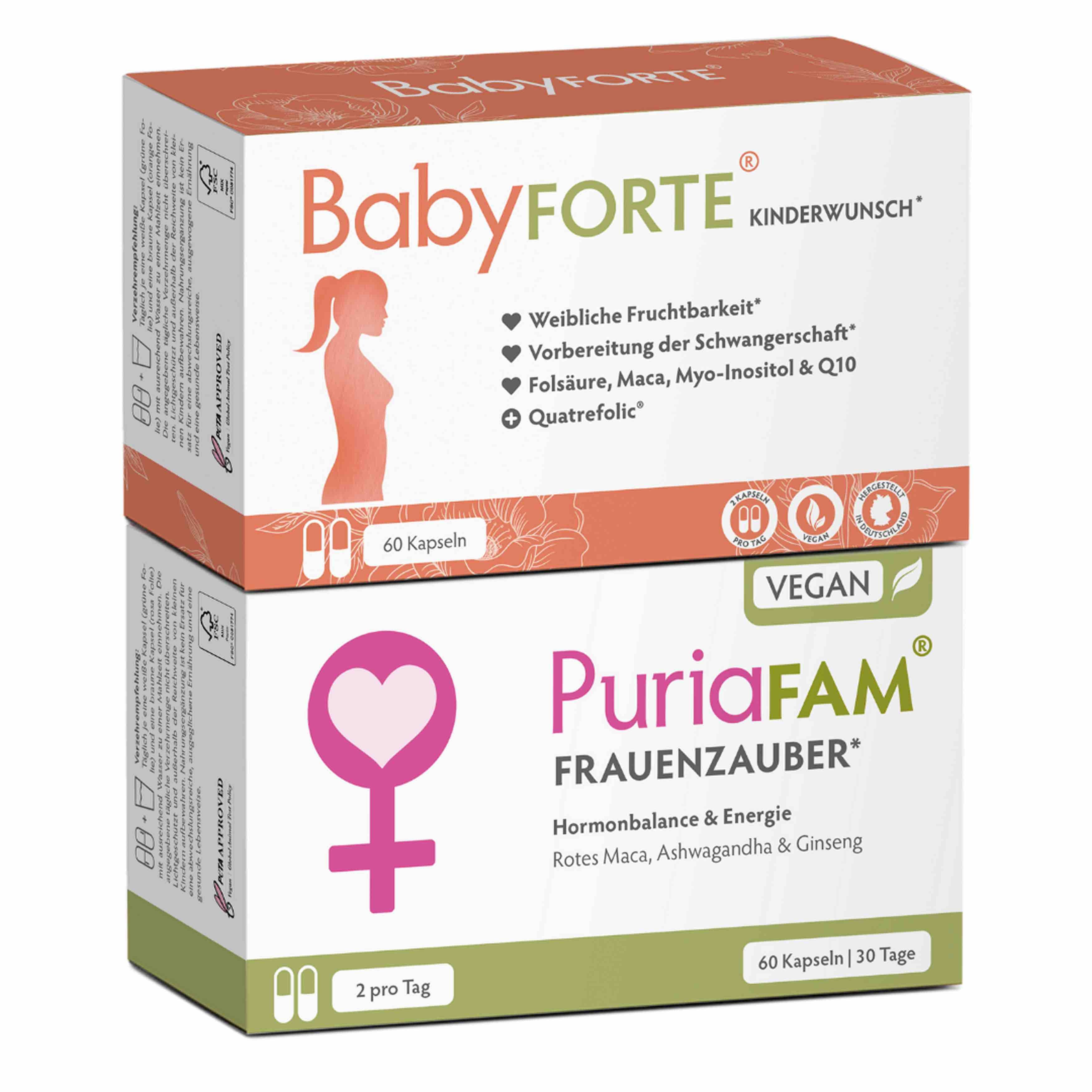 Liebeswunder • für Fruchtbarkeit & Energie • je 60 Kapseln