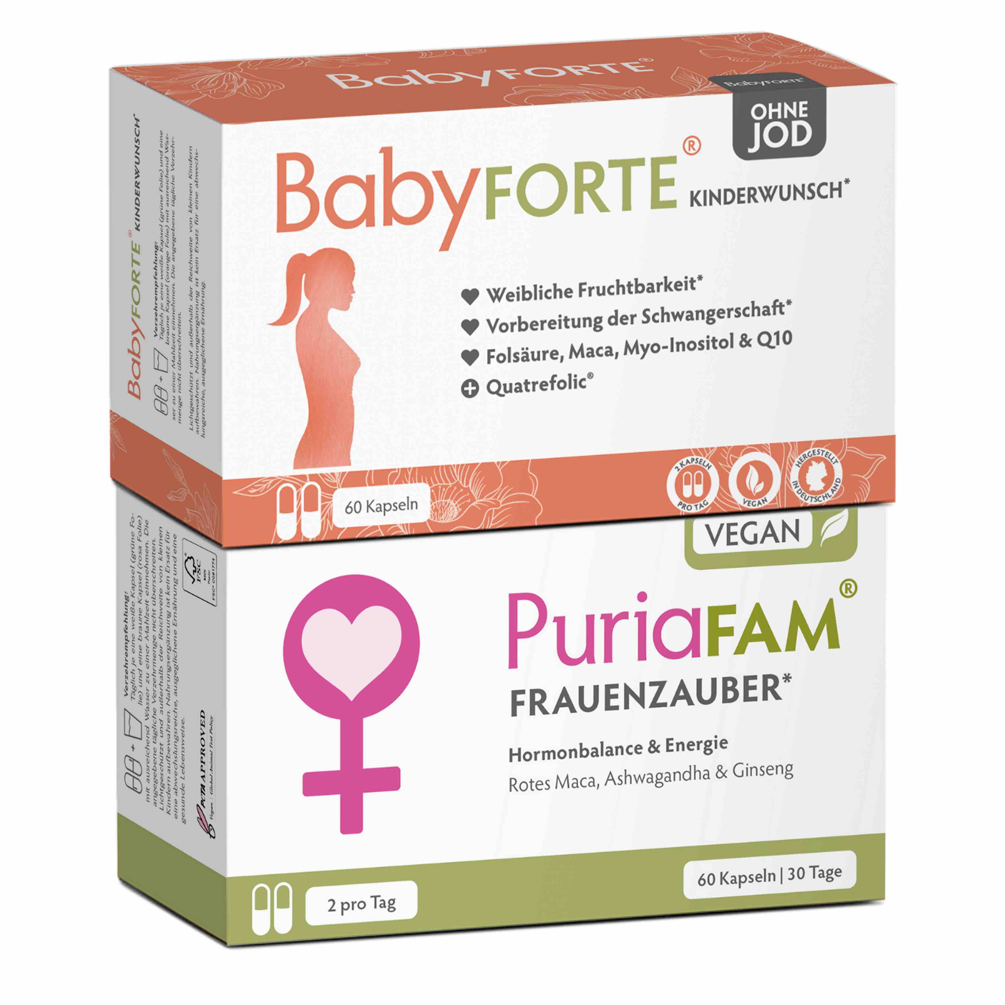 Liebeswunder ohne Jod • für Fruchtbarkeit & Energie • je 60 Kapseln