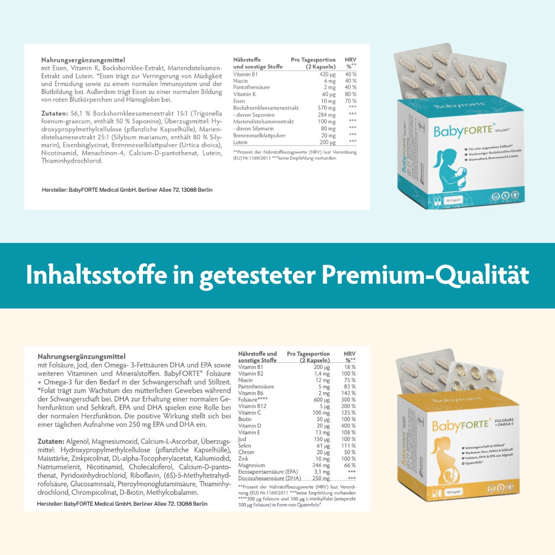 Still-Freude XL • für Stillzeit • je 180 Kapseln
