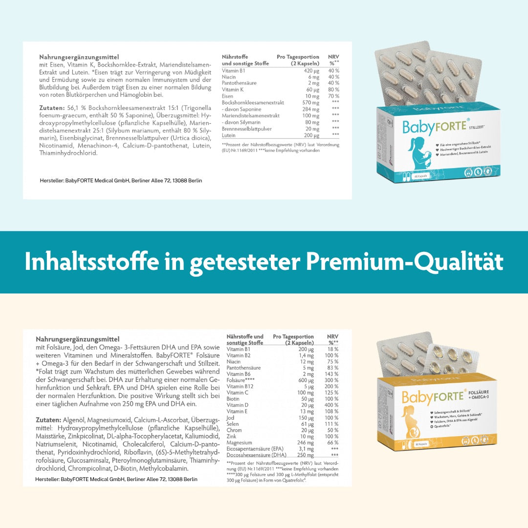 Still-Freude • für Stillzeit • je 60 Kapseln