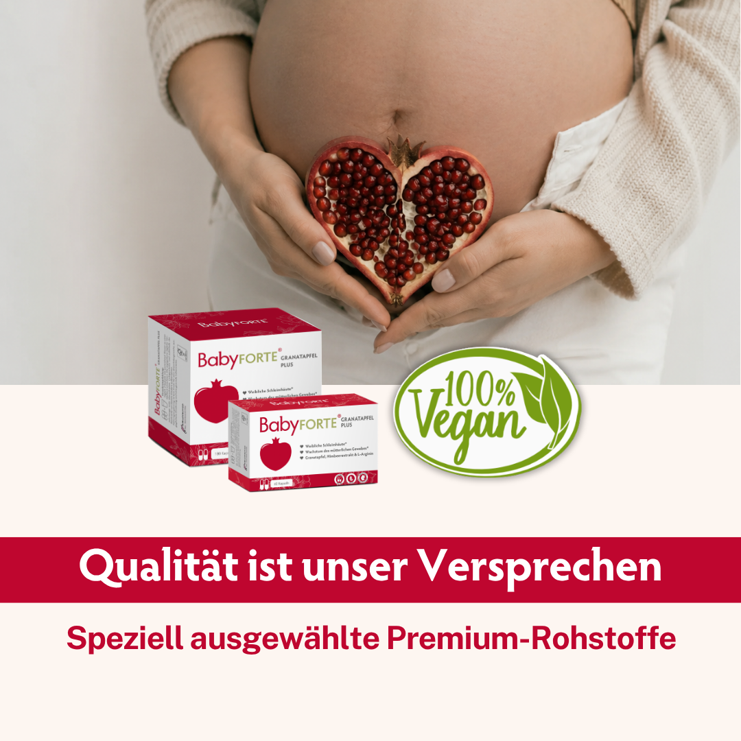 BabyFORTE Granatapfel Plus Premium-Rohstoffe, 100 Prozent vegan
