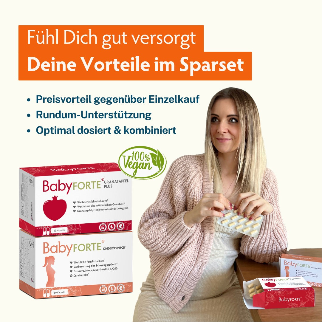 BabyFORTE Granatapfel Zauber Sparset mit Preisvorteil gegenüber Einzelkauf