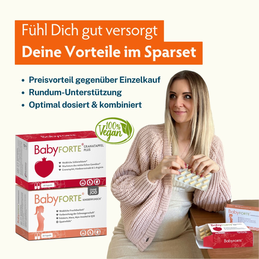 BabyFORTE Granatapfel Zauber ohne Jod Sparset mit Preisvorteil gegenüber Einzelkauf
