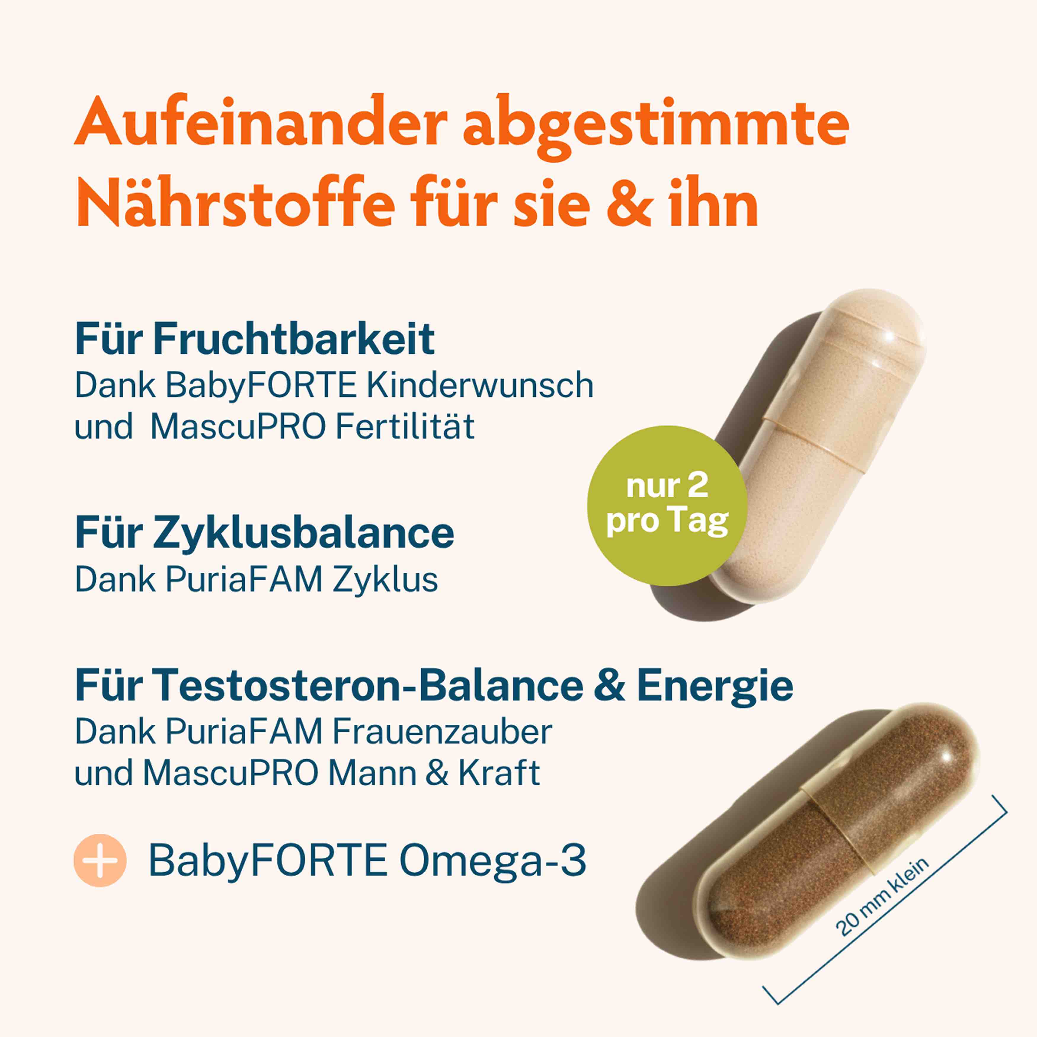 Kinderwunsch-Komplett-Paket XL • für sie & ihn • je 180 Kapseln