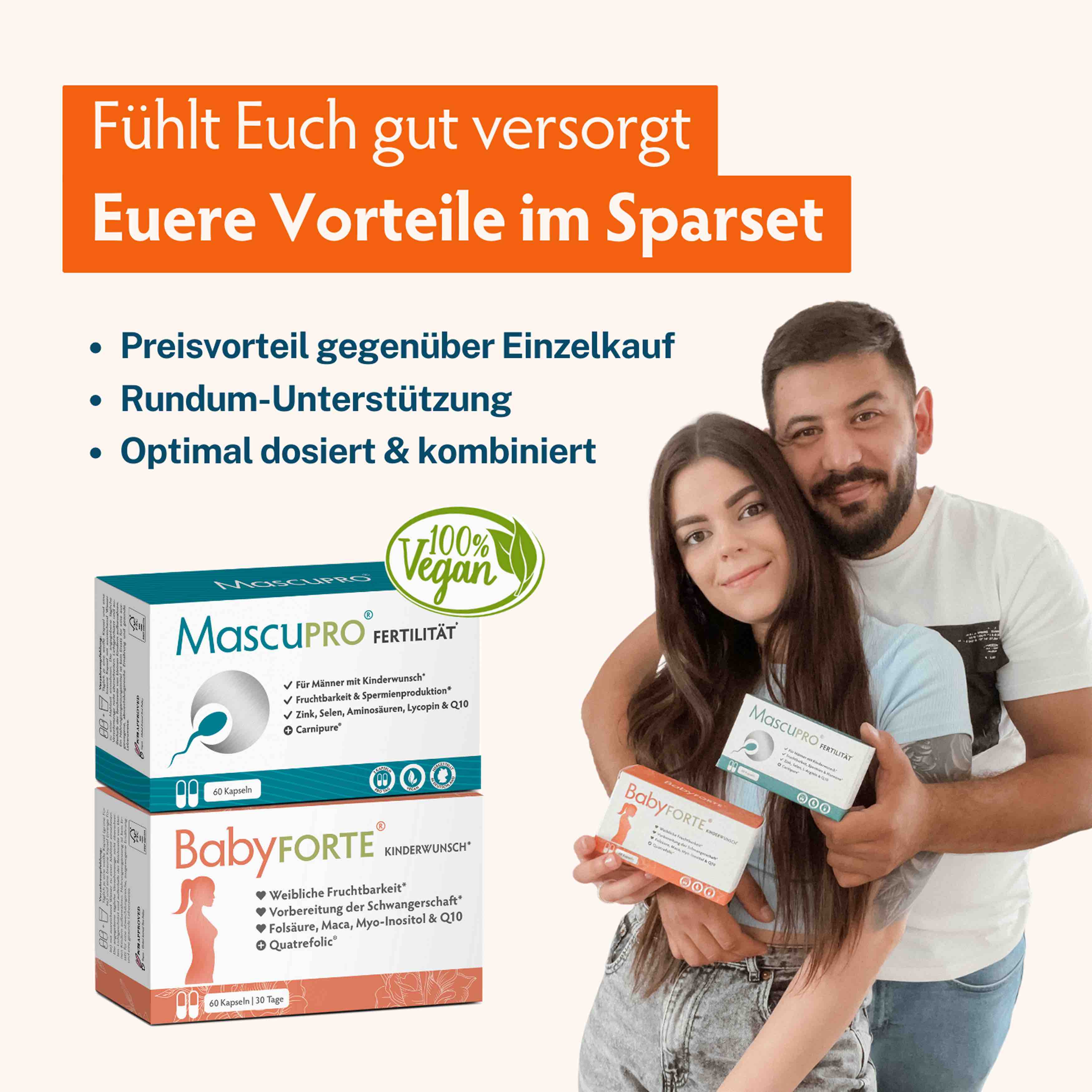 Kinderwunsch-Duo • für sie & ihn • je 60 Kapseln