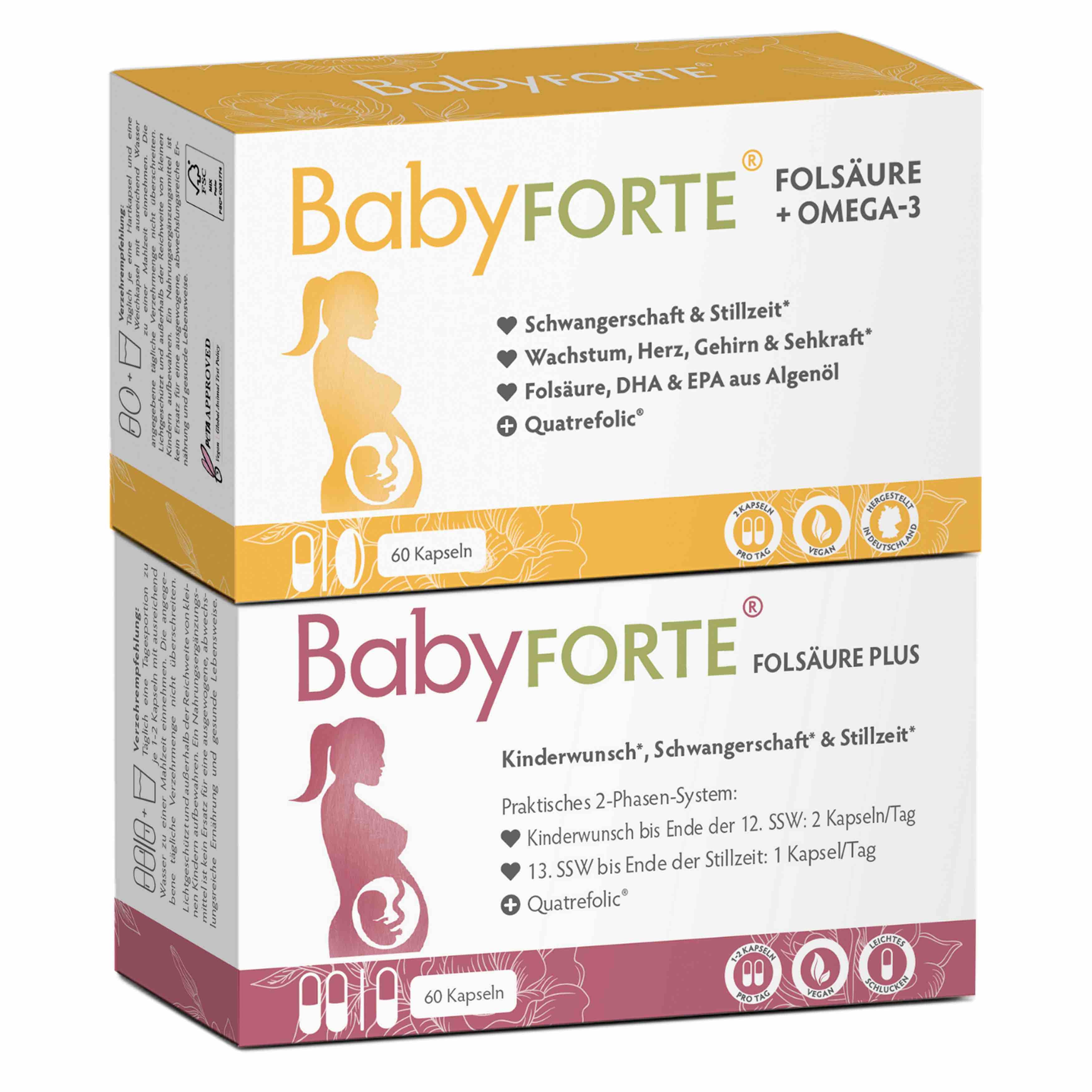 Kugelzeit • für Schwangerschaft & Stillzeit • je 60 Kapseln