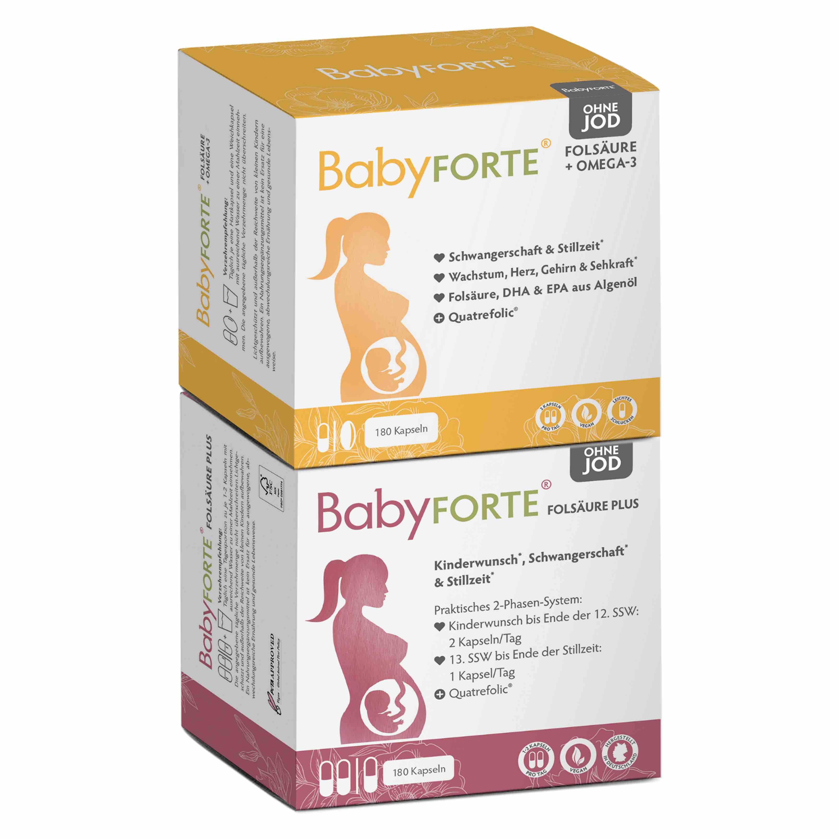 Kugelzeit ohne Jod XL • für Schwangerschaft & Stillzeit • je 180 Kapseln