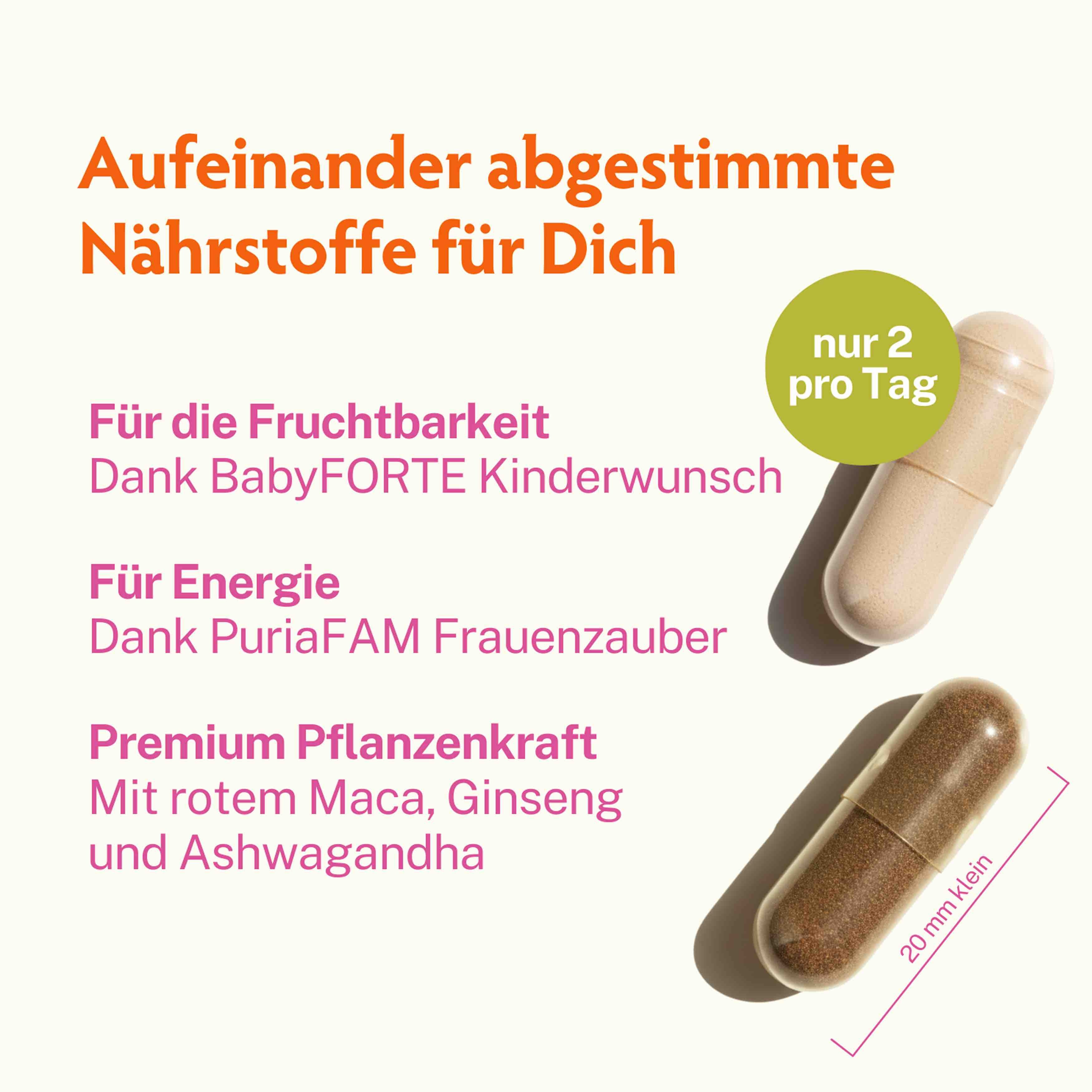 Liebeswunder XL • für Fruchtbarkeit & Energie • je 180 Kapseln