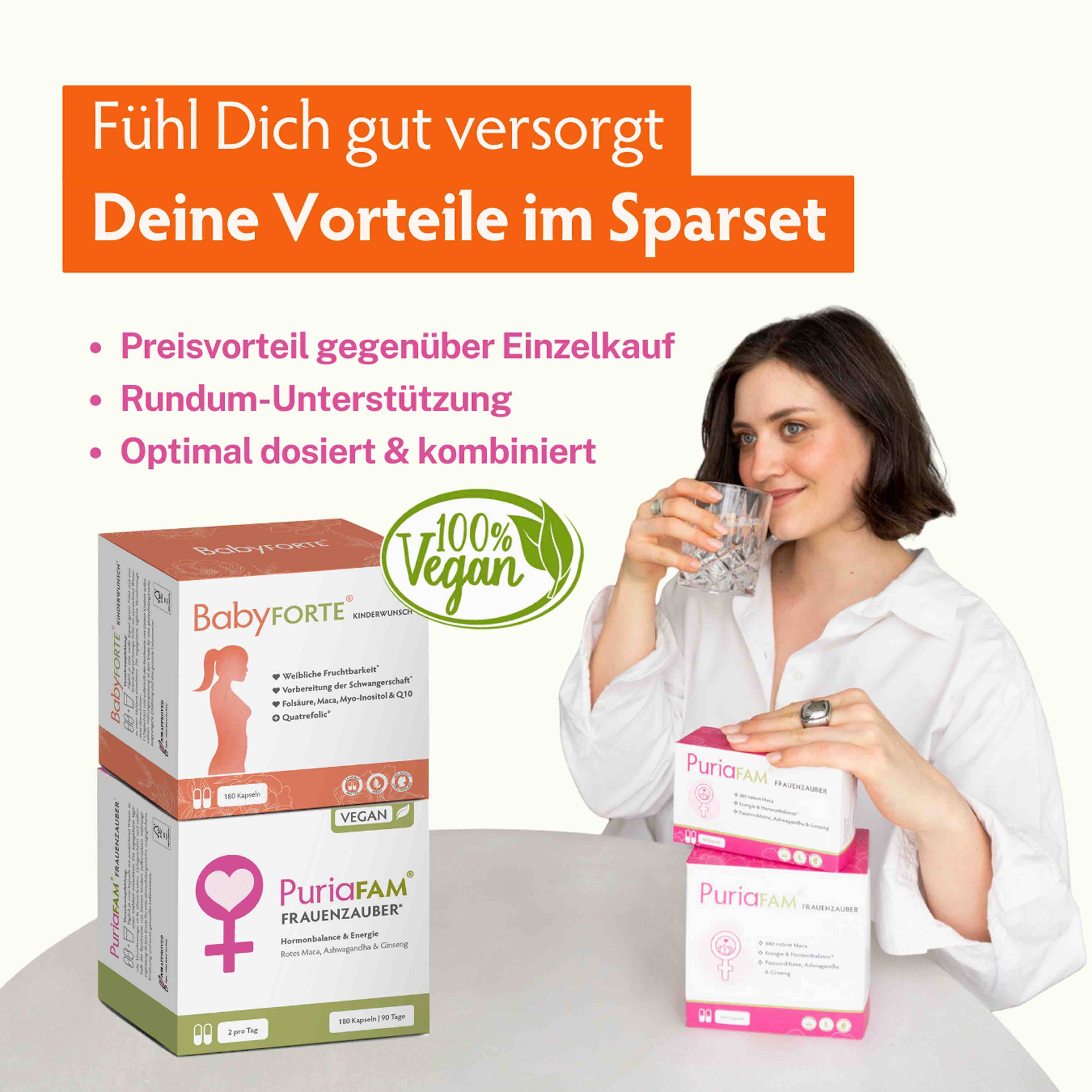 Liebeswunder XL • für Fruchtbarkeit & Energie • je 180 Kapseln