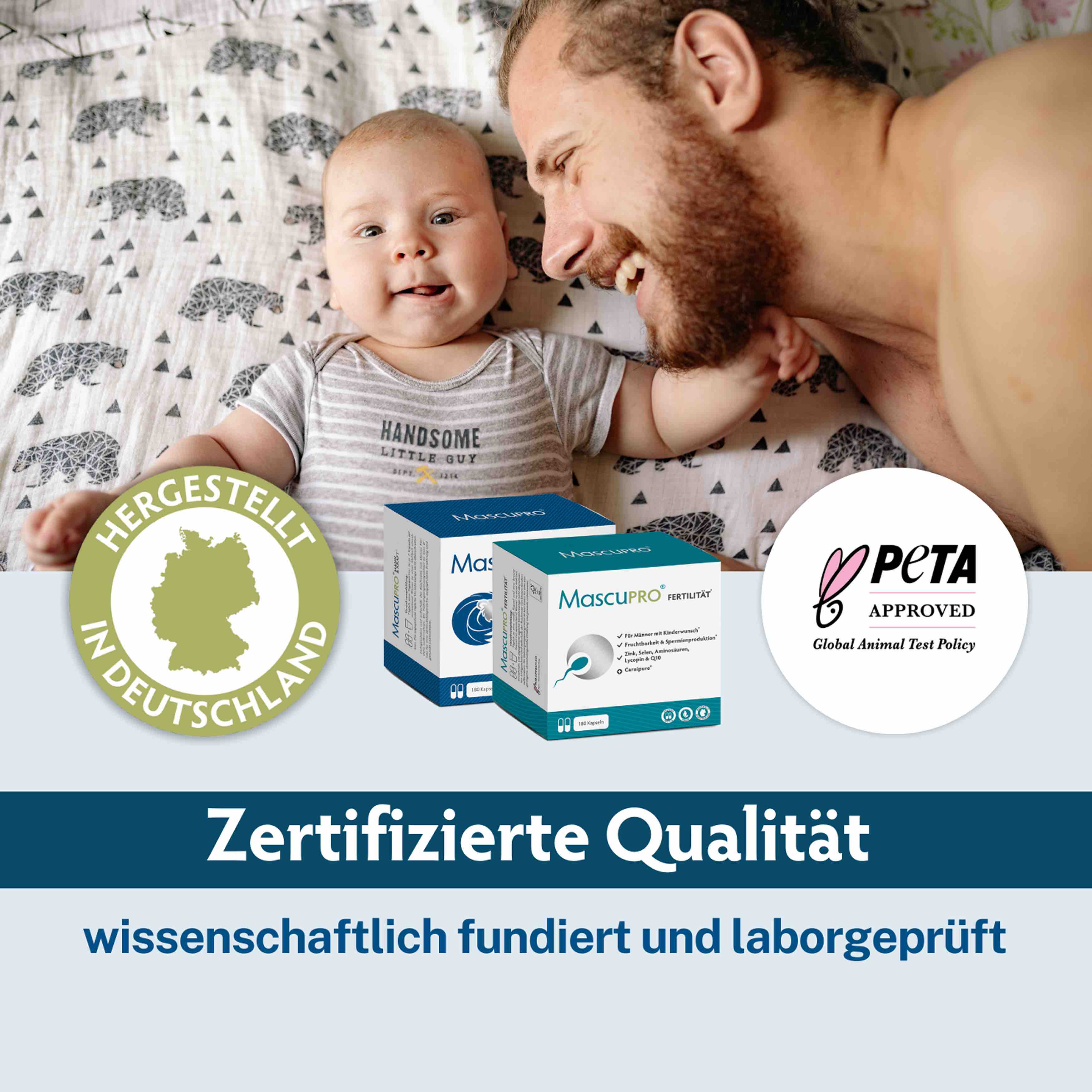 Löwenkraft XL • für Fruchtbarkeit & Testosteron-Balance • je 180 Kapseln