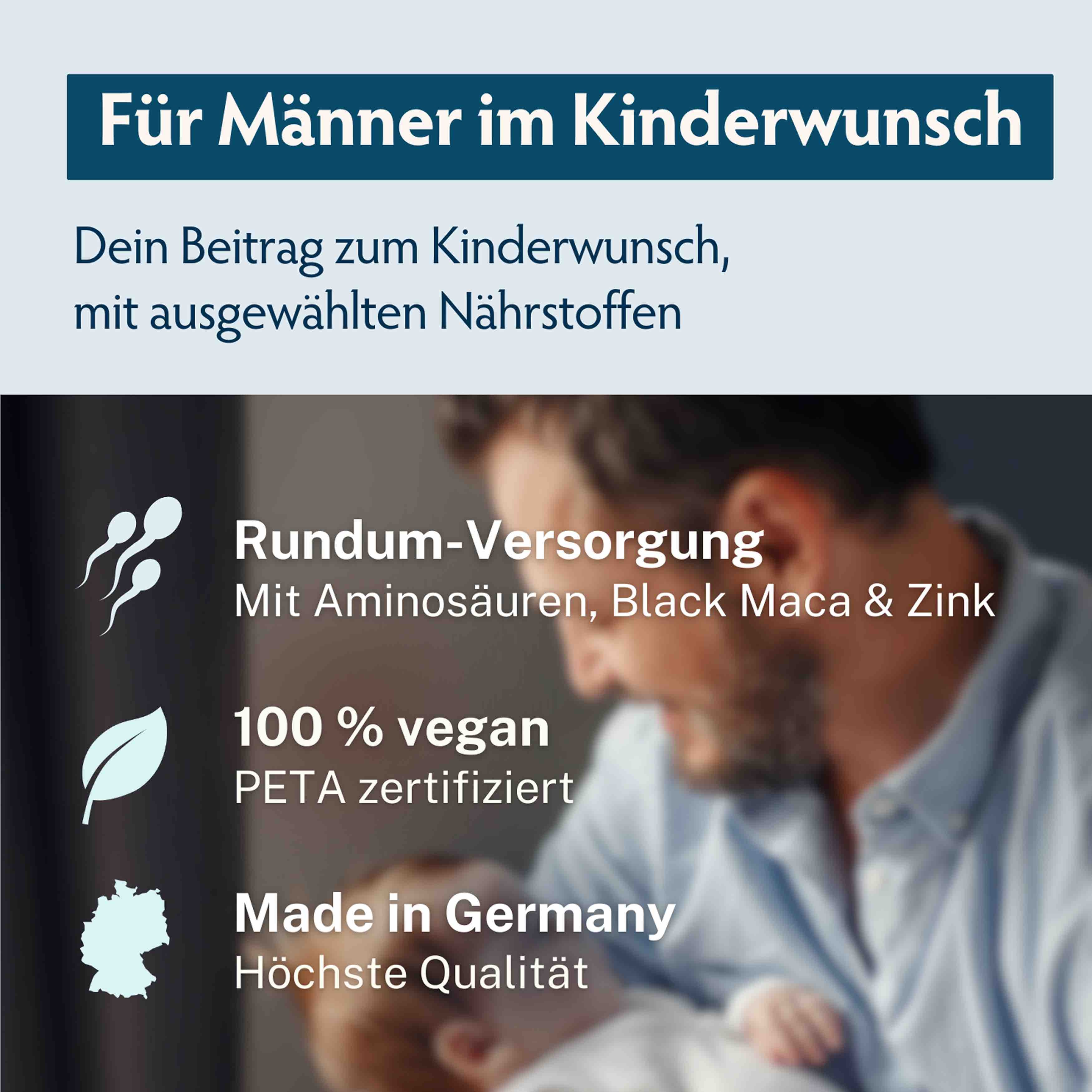 Löwenkraft • für Fruchtbarkeit & Testosteron-Balance • je 60 Kapseln