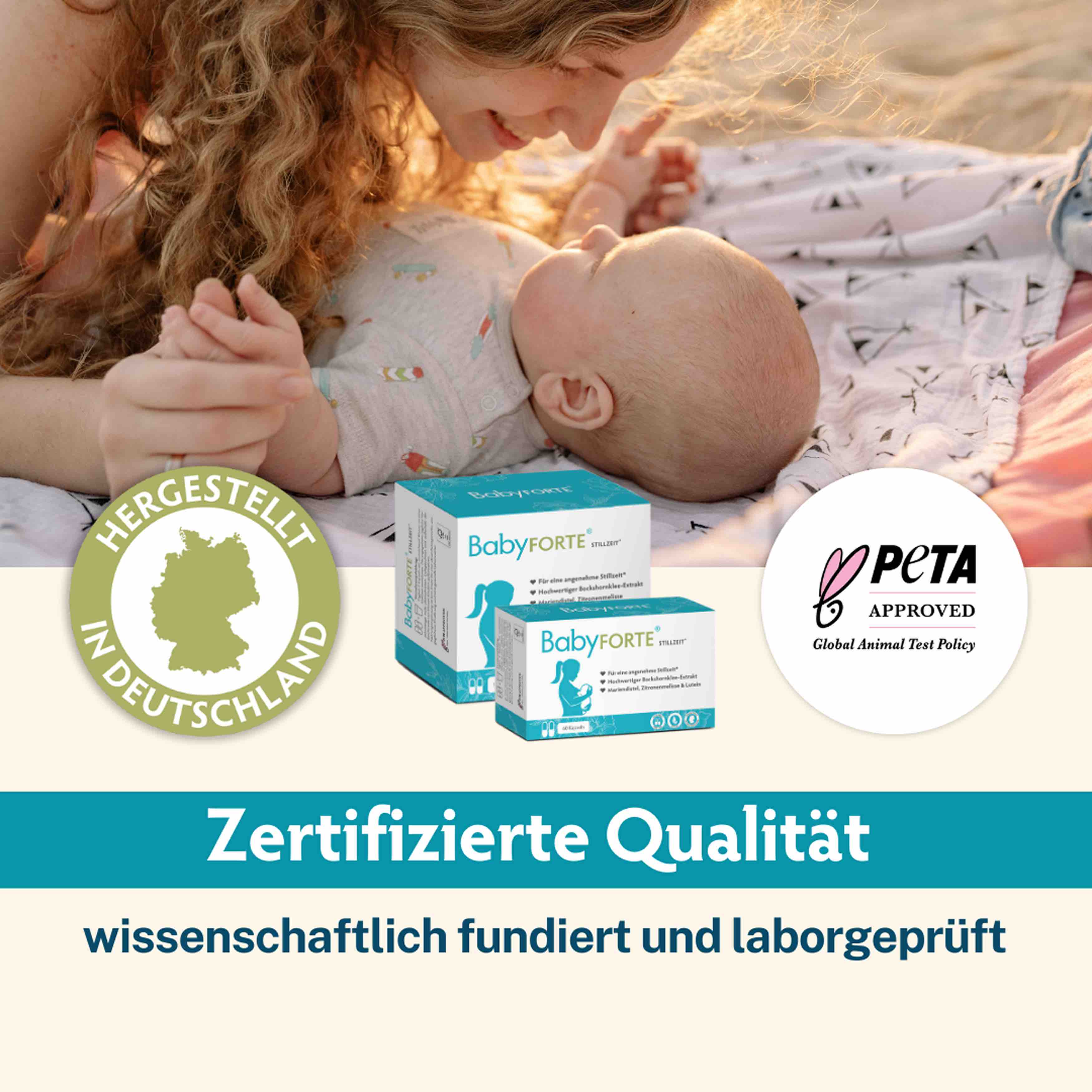 BabyFORTE Stillzeit – Inhaltsstoffe in getesteter Qualität
