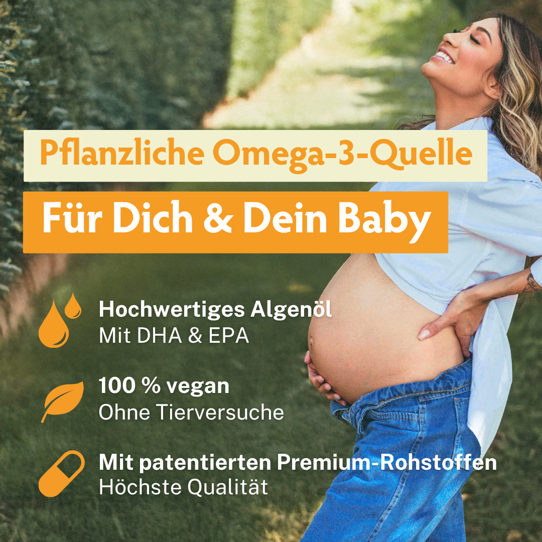 BabyFORTE Omega-3 • perfekt zu Kinderwunsch-Vitaminen • 60 Kapseln