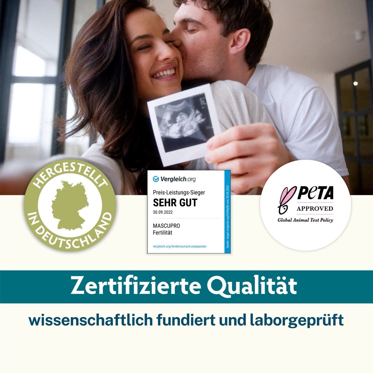 MascuPro Fertilität 60 Kapseln - zertifiziere Qualität