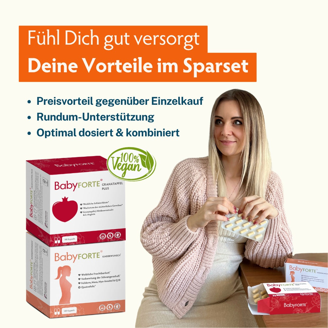 BabyFORTE Granatapfel Zauber XL Sparset mit Preisvorteil gegenüber Einzelkauf
