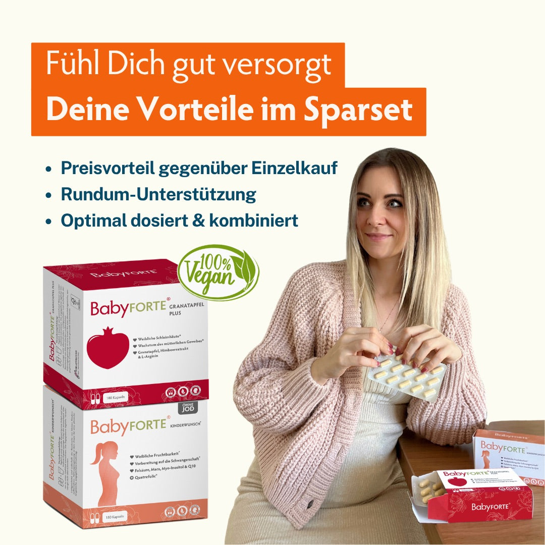 BabyFORTE Granatapfel Zauber ohne Jod XL Sparset mit Preisvorteil gegenüber Einzelkauf